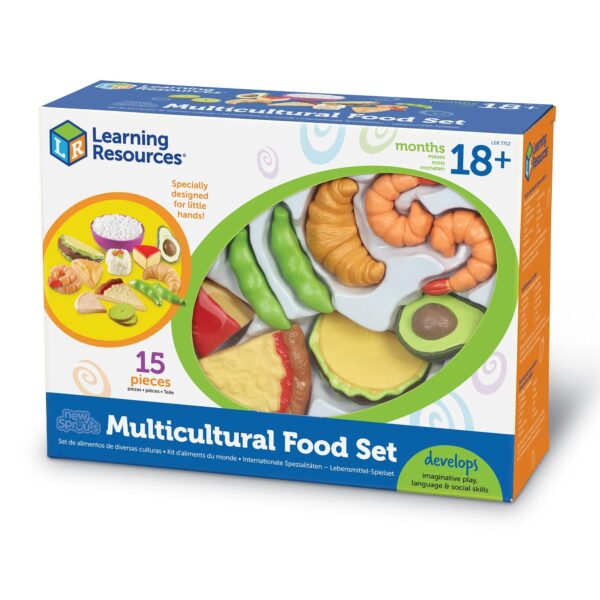 [อายุ 18เดือน+] ชุดของเล่นอาหารหลากวัฒนธรรม (MULTICULTURAL FOOD SET) [Educational Insights] - Image 2